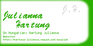 julianna hartung business card